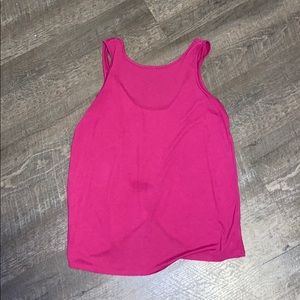 Pink tank top